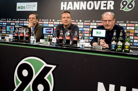Hannover 96 Pressekonferenz in Hannover