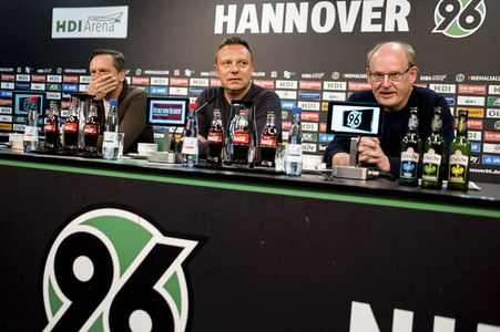 Hannover 96 Pressekonferenz in Hannover