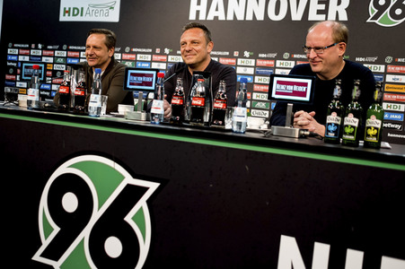 Hannover 96 Pressekonferenz in Hannover