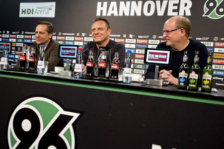Hannover 96 Pressekonferenz in Hannover