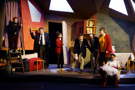Theaterprobe 'Hase Hase' in Berlin