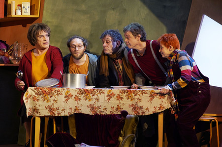 Theaterprobe 'Hase Hase' in Berlin