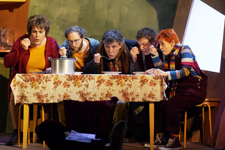 Theaterprobe 'Hase Hase' in Berlin