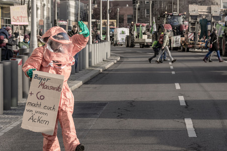 Demonstration 'Wir haben es satt!' in Berlin