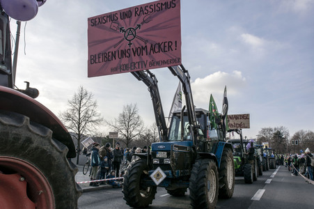 Demonstration 'Wir haben es satt!' in Berlin