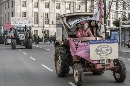 Demonstration 'Wir haben es satt!' in Berlin