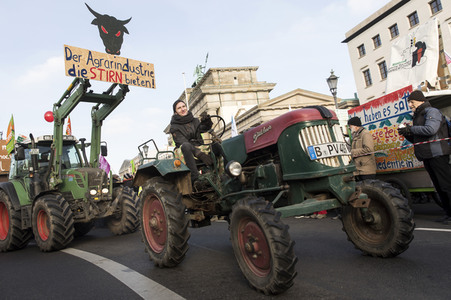 Demonstration 'Wir haben es satt!' in Berlin