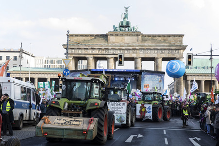 Demonstration 'Wir haben es satt!' in Berlin