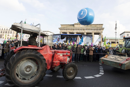 Demonstration 'Wir haben es satt!' in Berlin