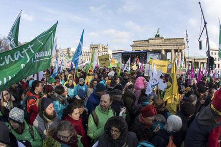 Demonstration 'Wir haben es satt!' in Berlin