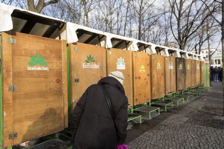 Demonstration 'Wir haben es satt!' in Berlin