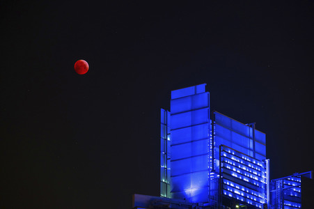 Mondfinsternis über Hannover