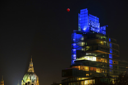 Mondfinsternis über Hannover
