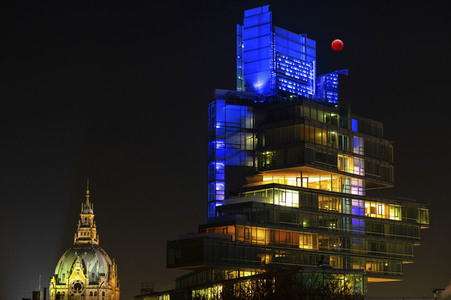 Mondfinsternis über Hannover