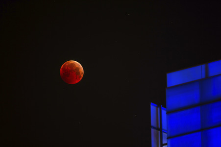 Mondfinsternis über Hannover