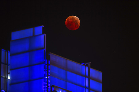 Mondfinsternis über Hannover