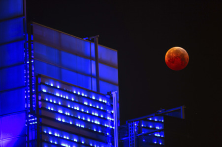 Mondfinsternis über Hannover