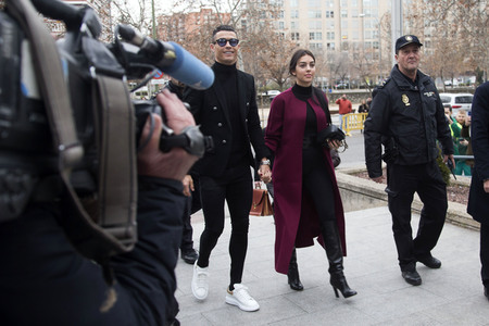 Cristiano Ronaldo am Landgericht in Madrid