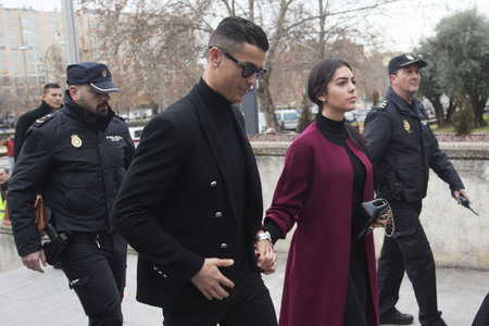 Cristiano Ronaldo am Landgericht in Madrid