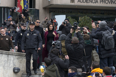 Cristiano Ronaldo am Landgericht in Madrid