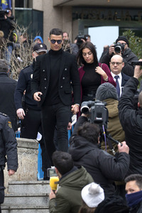 Cristiano Ronaldo am Landgericht in Madrid