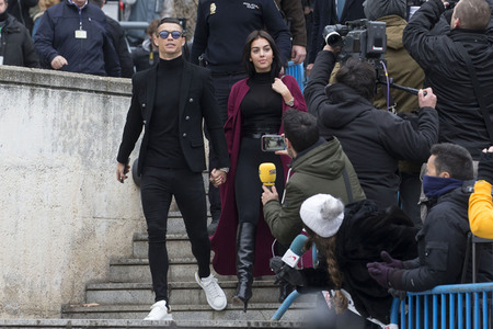 Cristiano Ronaldo am Landgericht in Madrid