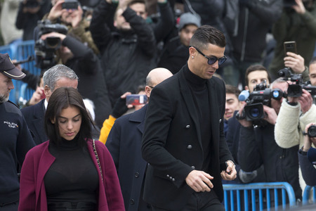Cristiano Ronaldo am Landgericht in Madrid