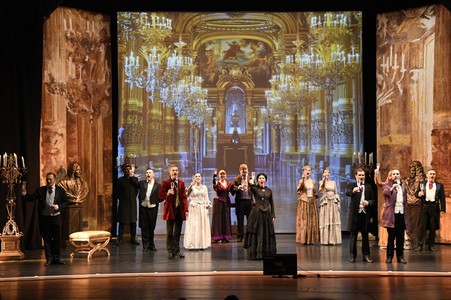 Musicalaufführung 'Das Phantom der Oper' in München