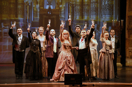 Musicalaufführung 'Das Phantom der Oper' in München