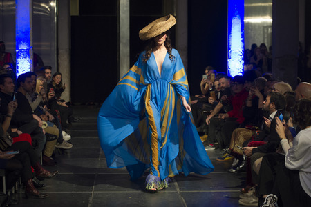 Eduardo Navarrete Fashion Show auf der Mercedes-Benz Fashion Week Madrid Herbst/Winter 2019