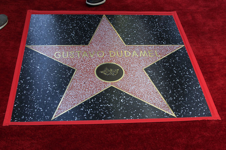 Gustavo Dudamel erhält einen Stern auf dem Hollywood Walk of Fame in Los Angeles