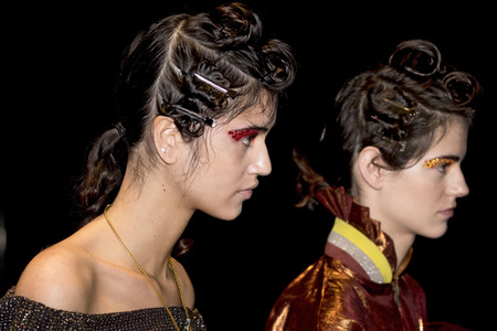 Ana Locking Fashion Show auf der Mercedes-Benz Fashion Week Madrid Herbst/Winter 2019