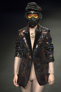 Ana Locking Fashion Show auf der Mercedes-Benz Fashion Week Madrid Herbst/Winter 2019