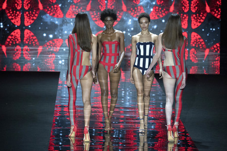 Andrés Sardá Fashion Show auf der Mercedes-Benz Fashion Week Madrid Herbst/Winter 2019
