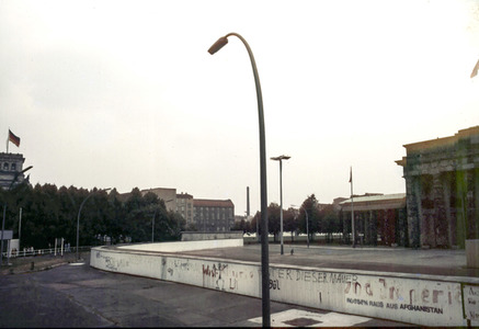 Grenzsperranlage der DDR in Berlin