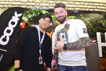 Show-Kochen auf der Tattoo Convention in Dresden