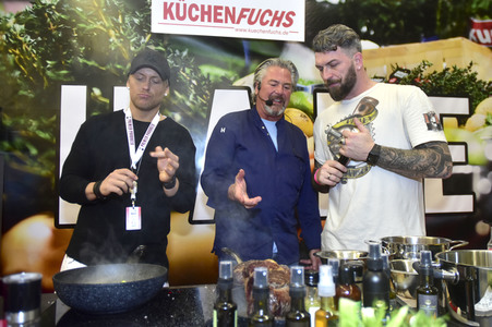 Show-Kochen auf der Tattoo Convention in Dresden