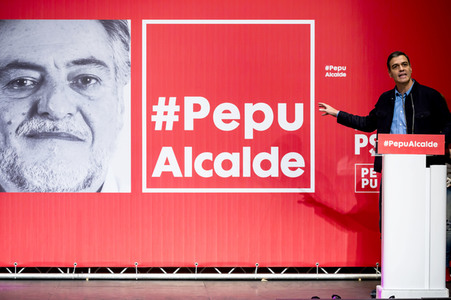 Präsentation von Pepu Hernández als Bürgermeisterkandidat von Madrid