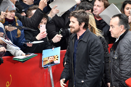 Christian Bale bei der Ankunft am Grand Hyatt Hotel, Berlinale 2019