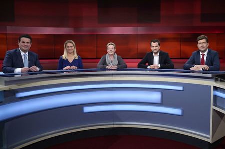 Talkshow 'hart aber fair' in Berlin