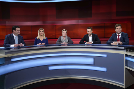 Talkshow 'hart aber fair' in Berlin