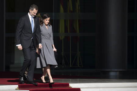 Abflug der spanischen Royals in Madrid