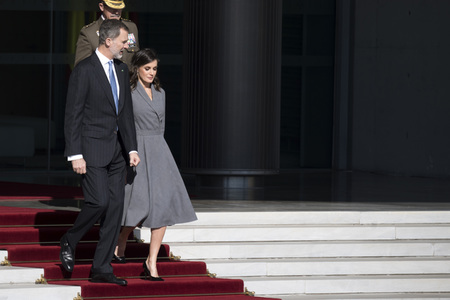 Abflug der spanischen Royals in Madrid