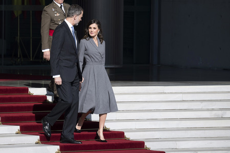 Abflug der spanischen Royals in Madrid