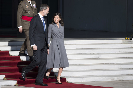 Abflug der spanischen Royals in Madrid