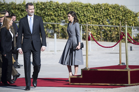 Abflug der spanischen Royals in Madrid