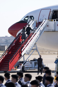 Abflug der spanischen Royals in Madrid