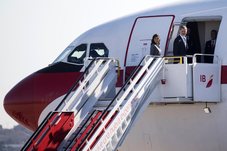 Abflug der spanischen Royals in Madrid