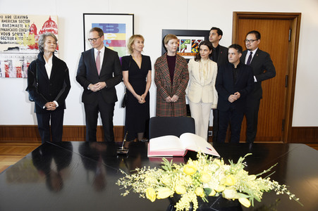 Eintrag der Berlinale Jury in das Gästebuch von Berlin, Berlinale 2019