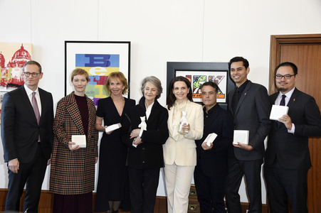 Eintrag der Berlinale Jury in das Gästebuch von Berlin, Berlinale 2019